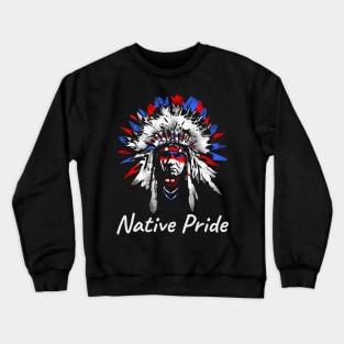 Native American Chief Crewneck Sweatshirt